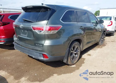 2016 Toyota Highlander Xle V6 from USA, damaged, VIN 5TDJKRFH6GS263522